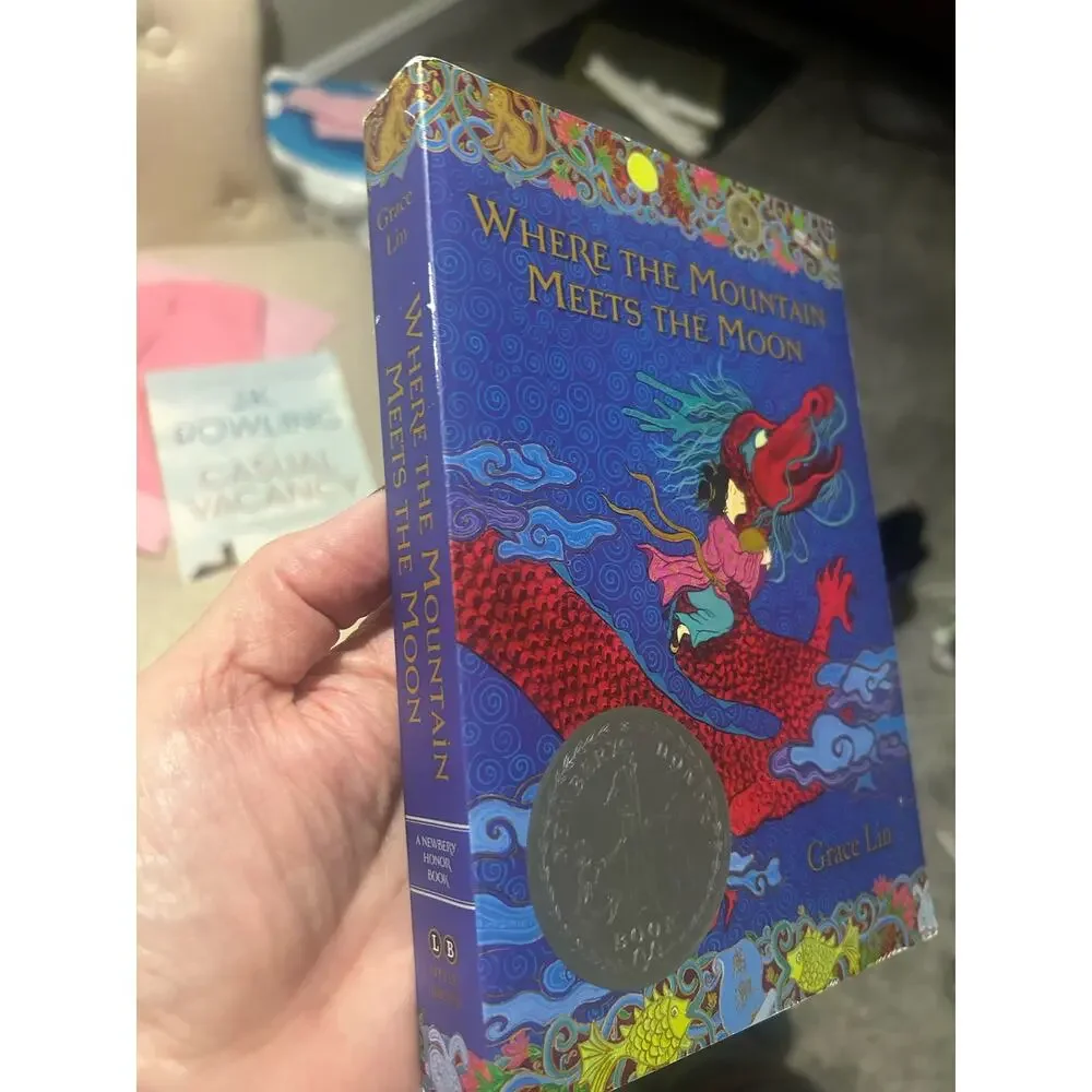 Book Paperback: Where the Mountain Meets the Moon, Newbery Honor, Fiction